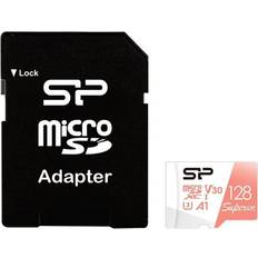Silicon Power 128 GB Hukommelseskort Silicon Power Superior microSDXC Class 10 UHS-I U3 V30 A1 128GB