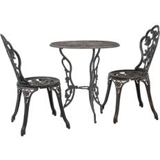 vidaXL 47858 Caféset, 1 Bord inkl. 2 Stolar