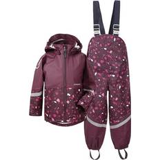 Violet Ensembles de pluie Didriksons Waterman Printed Kid's Set - Plum Terazzo (503531-956)