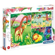 Clementoni Jungle Friends 3x48 Pieces