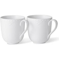 Royal Copenhagen Koppar Royal Copenhagen Hvid Halvblonde Mugg 37cl 2st