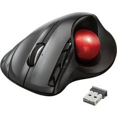 Rood Trackballs Trust Draadloze Trackball Muis Sferia