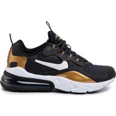 Nike Air Max 270 React GS - Anthracite/Black/Metallic Gold/White