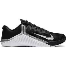 Dame - Nike Metcon Træningssko NIKE Metcon 6 W - Black/Metallic Silver/Metallic Silver