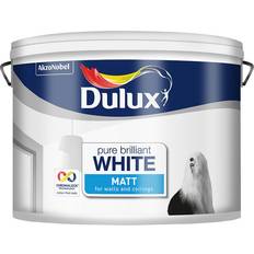 Paint Dulux Matt Wall Paint Brilliant White 10L