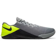 Nike Yellow Gym & Training Shoes Nike Metcon 6 M - Particle Grey/Barely Volt/Black/Dark Smoke Grey