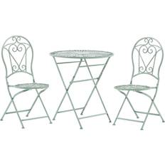 Beliani Treno Ensemble de Bistrot, 1 Table incluse 2 Chaises