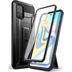 Supcase Coque Pour Samsung Galaxy A71 bi-matiere Protection écran Clip ceinture Noir