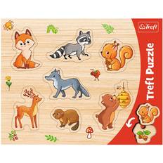 Trefl Knob Puzzles Trefl Frame Shaped Forest