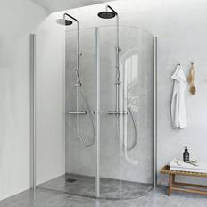 90x80 cm - Rundade Duschhörnor Hafa Igloo Pro (1450450H) 900x800x2000mm