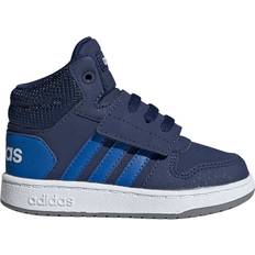 Adidas hoops 2.0 mid Barnskor adidas Infant Hoops 2.0 Mid - Dark Blue/Blue/Cloud White