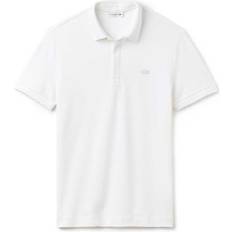Lacoste Elastan/Lycra/Spandex Polotrøjer Lacoste Paris Polotrøje - Hvid
