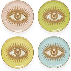 Gold Coasters Jonathan Adler Le Wink Coaster 10cm 4pcs