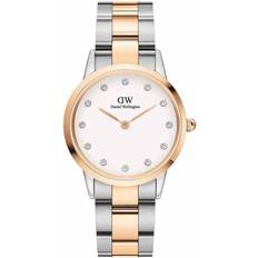 Daniel Wellington Iconic Link Montres-bracelets Daniel Wellington DW Iconic Link Lumine 32mm Rose Gold