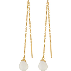 Pernille corydon lagoon Pernille Corydon Lagoon Earchains - Gold/Baroque Pearl