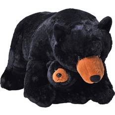 Wild Republic Black Bear Jumbo Mom & Baby 30"