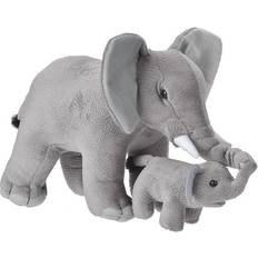 Wild Republic Elephant Mom & Baby 12"