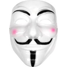 Super Heroes & Villains Facemasks Fancy Dress Adults Vendetta Anonymous Fawkes Mask