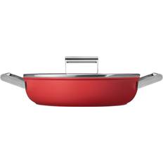 Aluminium Sauteuses Smeg 50's Style avec couvercle 28 cm