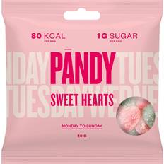 Sin azúcar Confitería y Galletas Pandy Candy Sweet Hearts 50g