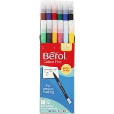 Colour Fine Markers 0.6mm 12-pack