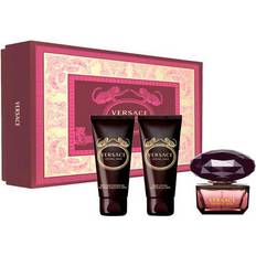 Gift Boxes Versace Crystal Noir Set EdT 50ml + Shower Gel 50ml + Body Lotion 50ml