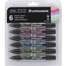 Winsor & Newton BrushMarker Pastel 6 Pack