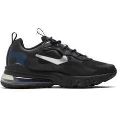 Nike Air Max 270 React GS - Black/Deep Royal Blue/Smoke Grey/Metallic Cool Grey