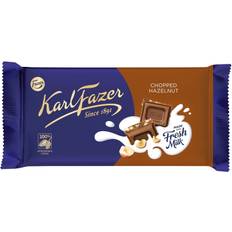 Karl fazer choklad Fazer Mjölkchoklad With Chopped Hazelnuts 145g