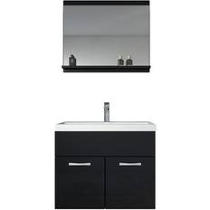 Badplaats Mobile Da Bagno Montreal 02 60 cm Nero Lucido