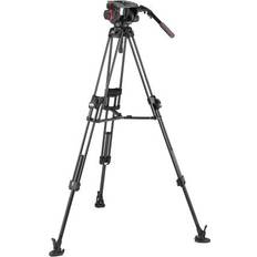 Manfrotto Rótula de vídeo Pro 509 con Trípode 645 Fast Twin carbono