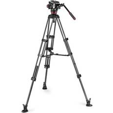 Manfrotto Rótula 504X con trípode Twin carbono y estabilizador central