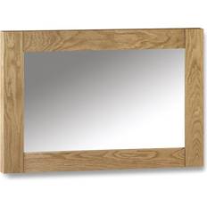 Natural Wall Mirrors Julian Bowen Marlborough Oak Wall Mirror 70cm