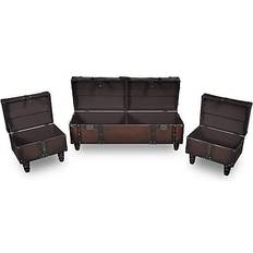 Manor House Bänkar Manor House Aukai 3-pack Förvaringsbänk 3st