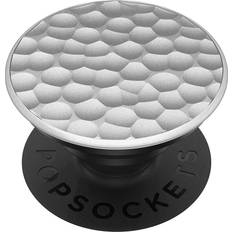 Popsockets soporte adhesivo Hammered Metal Silver plata