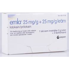 Emla Emla 25mg/g + 25mg/g 5g Kräm