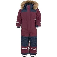 Didriksons björnen flyverdragt 130 Didriksons Björnen Kid's Coverall - Plum (503314-421)