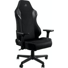 Kyllä - Teräs Pelialustat Nitro Concepts X1000 Gaming Chair, kangasverhoiltu pelituoli, musta