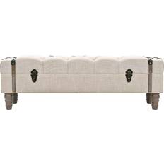 Beige Opbevaringsbænke Be Basic Santon Opbevaringsbænk 111x37cm