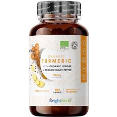 WeightWorld Turmeric with Black Pepper & Ginger 180 stk