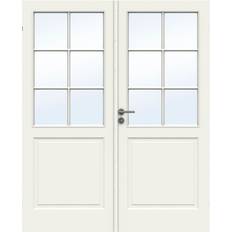 Swedoor Compact SP6 Double Door Innerdør Klarglass S 0502-Y (70x200cm)