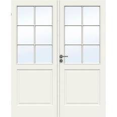 Swedoor Compact SP6 Double Door Innerdörr Klarglas S 0502-Y (70x200cm)