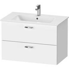 Wit Badmeubels voor dubbele wastafels Duravit XBase Wastafelmeubels XB61210