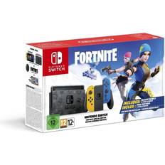 Game Consoles Nintendo Switch with Joy-Con - Yellow/Blue - Fortnite Special Edition