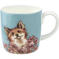 Royal Worcester Wrendale Designs Poppy Field Fox Mug 40cl