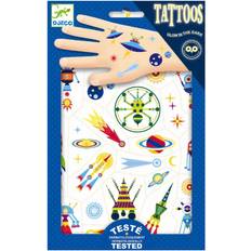 Universet Kreativitet & hobby Djeco Tattoos Space Luminescent