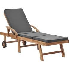 Teak Lettini solari vidaXL 48023