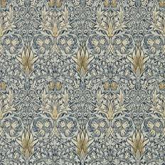 William Morris Tapete Snakeshead von & Co. Indigo/ Cumin bleu