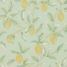William Morris Zitronen Tapete Lemon Tree von & Co. Sage vert/vert clair/jaune