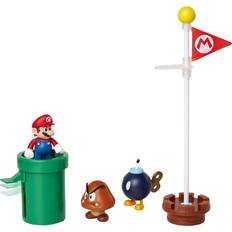 Super mario diorama JAKKS Pacific Super Mario Acorn Plains Diorama Set